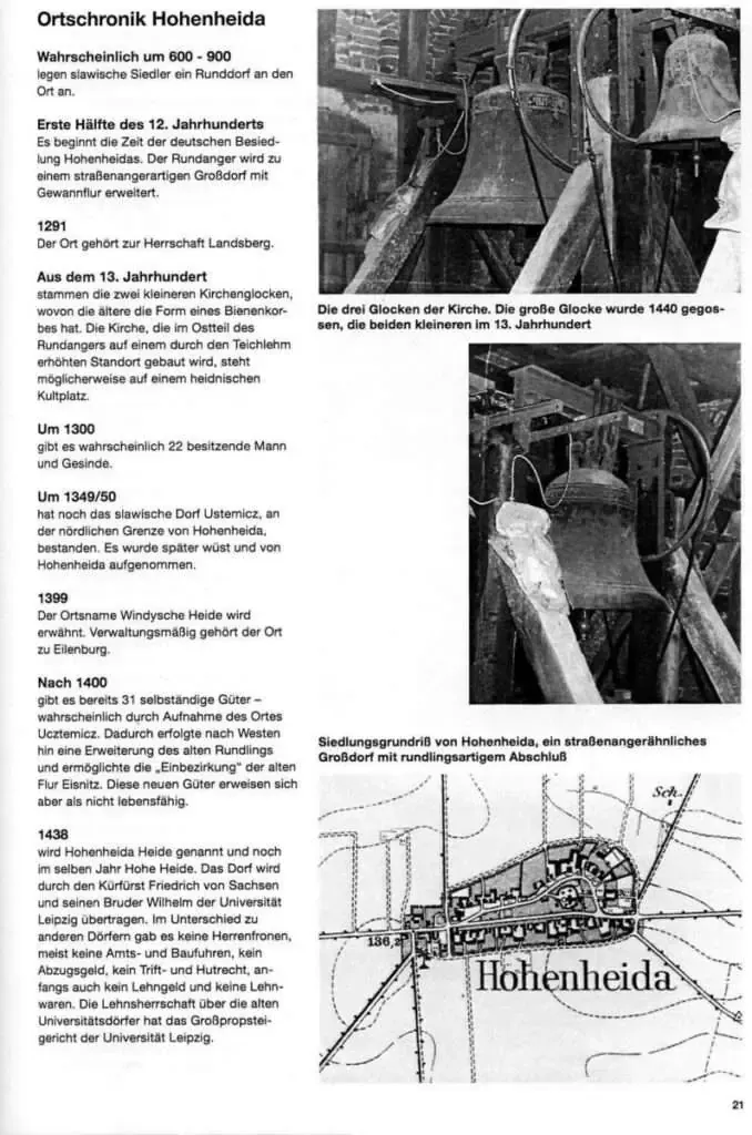 Hohenheida Geschichte Seite