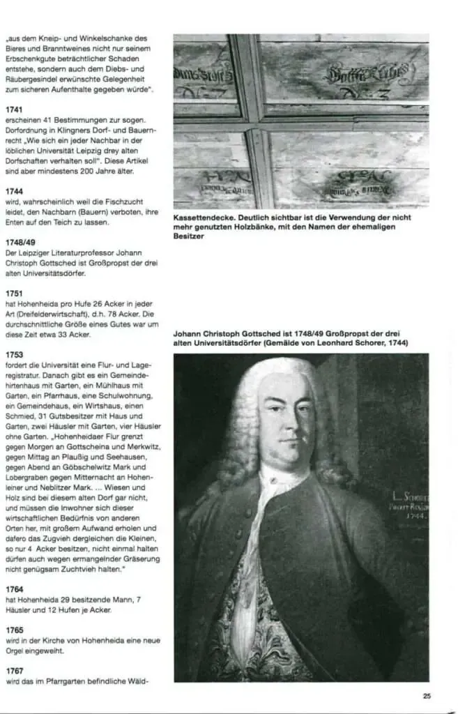 Hohenheida Geschichte Seite